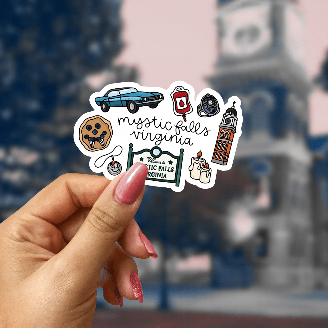 Mystic Falls Virginia Sticker