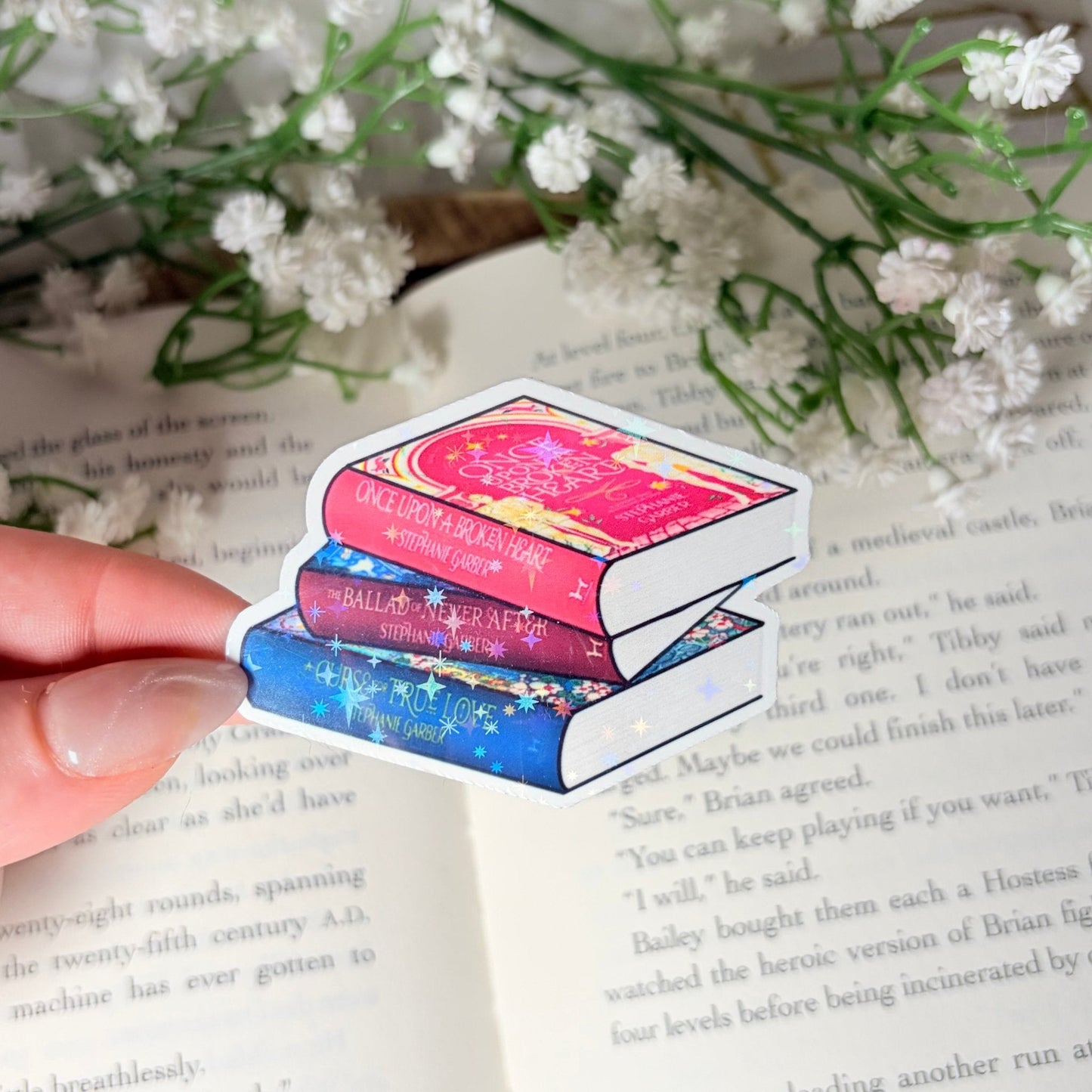 OUABH Book Series Sparkle Sticker