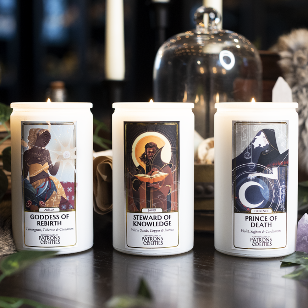 Cantrip Candles - Javid, Steward of Knowledge 16 oz.