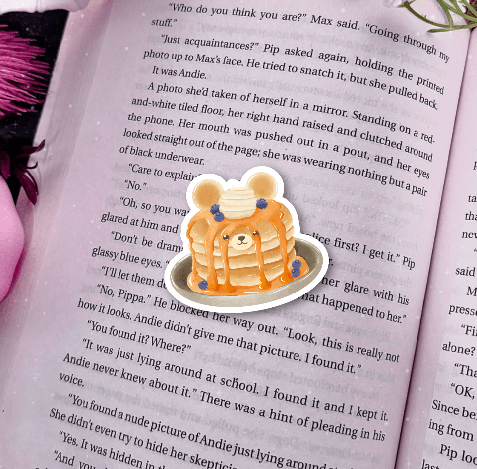 Bear-y Good Pancakes Laminated Sticker