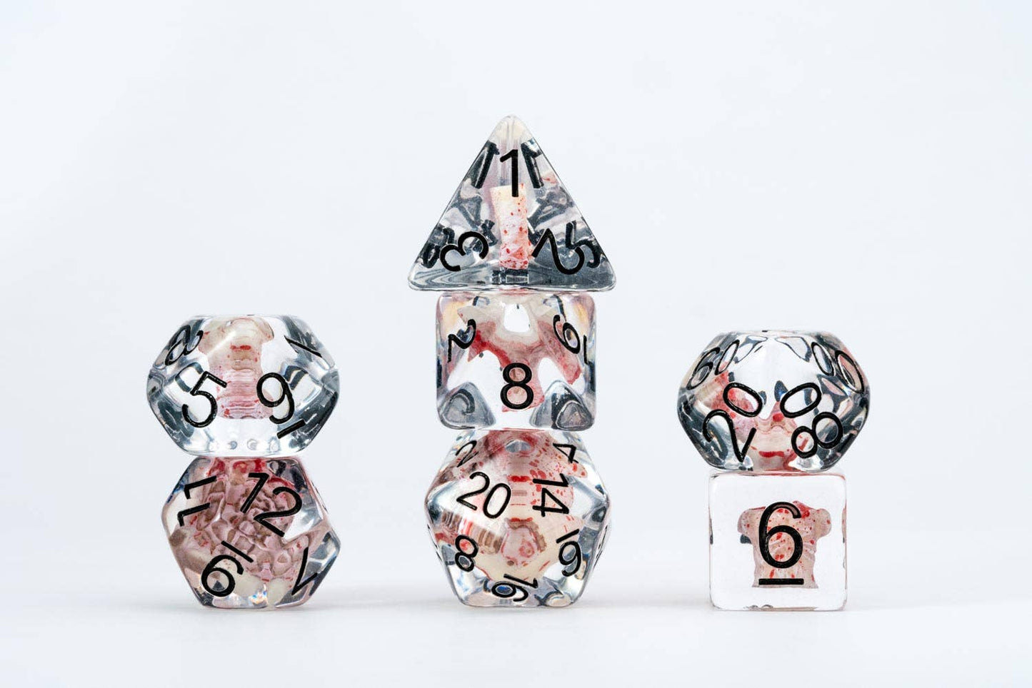 The Walking Dead Dismembered Zombie Resin Poly Dice Set