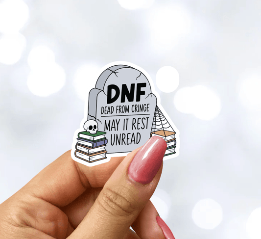 DNF (Dead From Cringe) Laminated Sticker