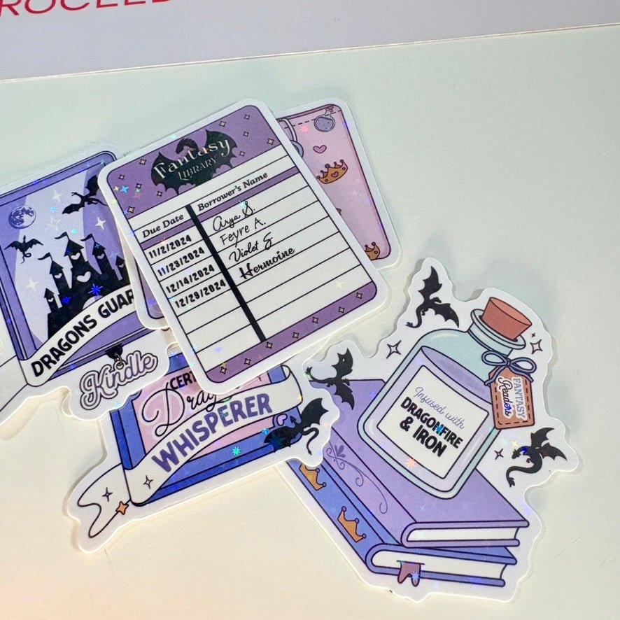 Fantasy Girlie Kindle Sticker
