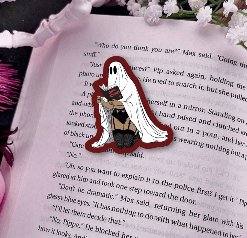 Hot Ghouls Read Laminated Sticker