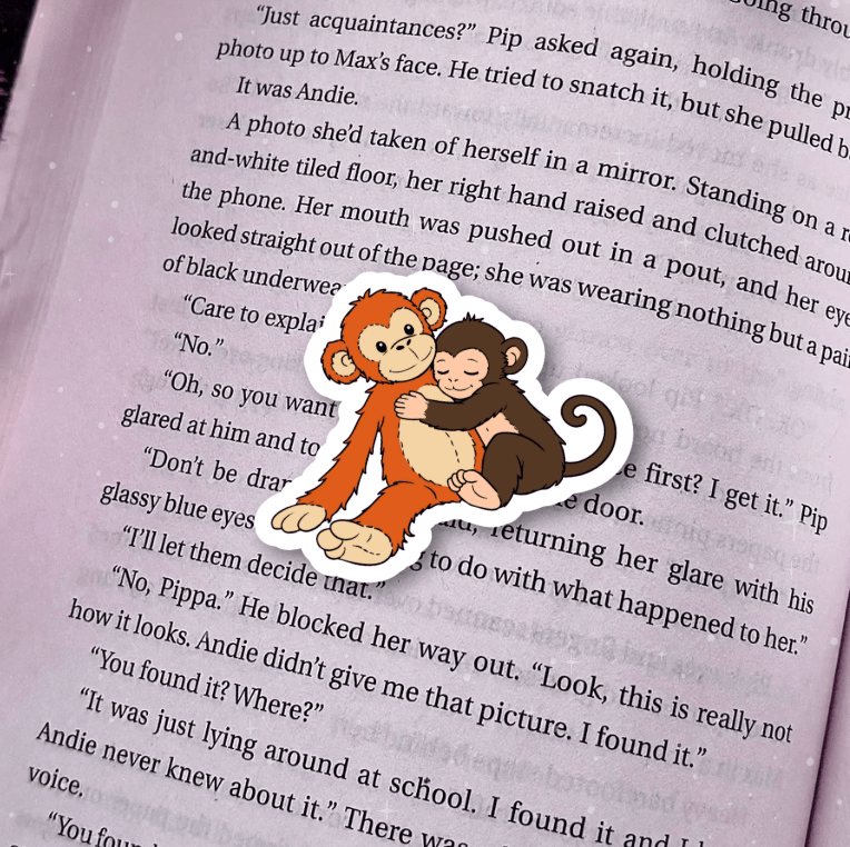 Punch Monkey Laminated Sticker