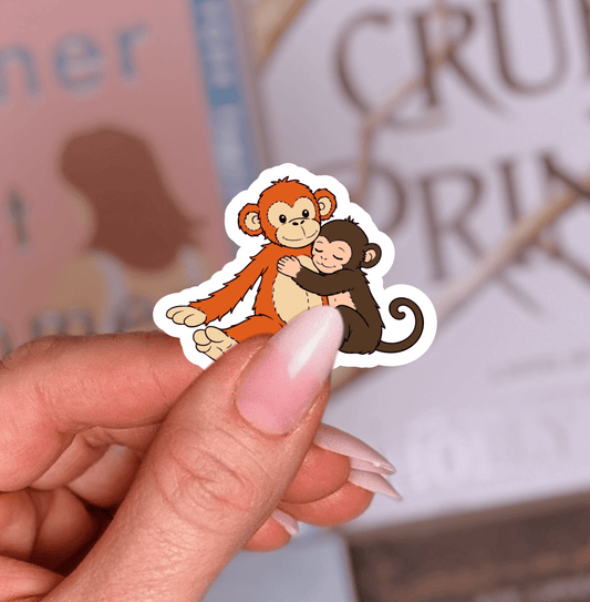 Punch Monkey Laminated Sticker